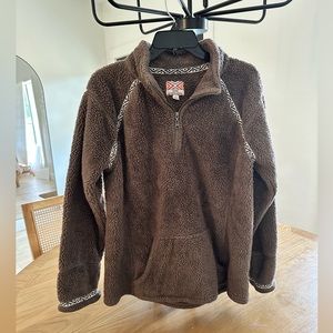 Dylan brown half zip